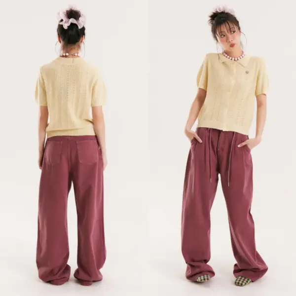 เสื้อไหมพรมถักลายคลาสสิก